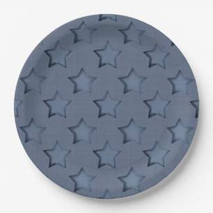 Blauwe sterren bord