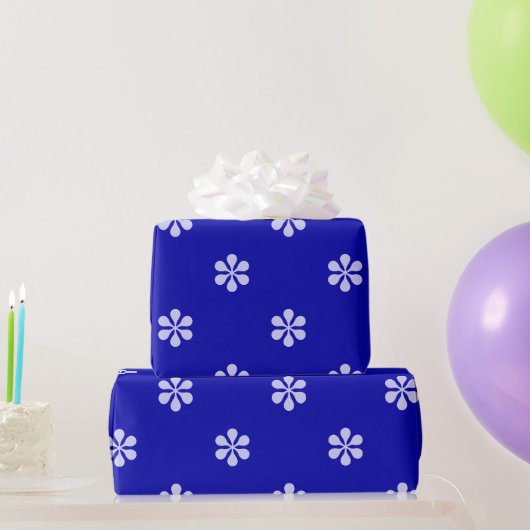 Blauwe sterren eenvoudig minimaal cadeaupapier (Feestgeschenken)