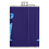Blauwe Sterren Eli Naam, Heupfles (Achterkant)