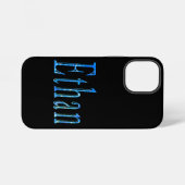 Blauwe Sterren Ethan Naam, iPhone Hoesje (Achterkant horizontaal)