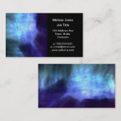 Blauwe sterren in de ruimte visitekaartje (Voorkant / Achterkant)