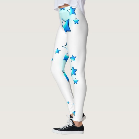 Blauwe sterren leggings (Links)