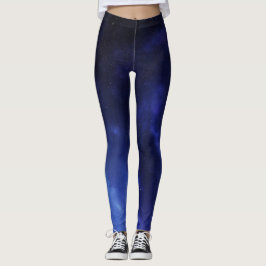Blauwe sterren leggings