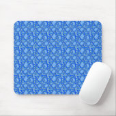 Blauwe sterren muismat (Met muis)