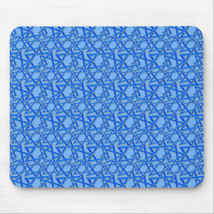 Blauwe sterren muismat
