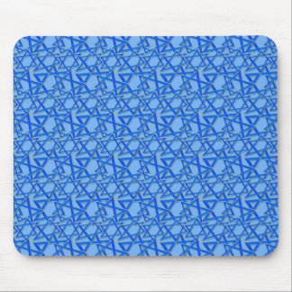 Blauwe sterren muismat