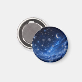 BLAUWE STERREN NACHTHEMEL | HEMELS KOELKASTMAGNEET MAGNEET