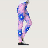 blauwe sterren roze leggings (Rechts)