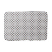 Blauwe sterren Tan Squares Latic Bath Mat (Voorkant)