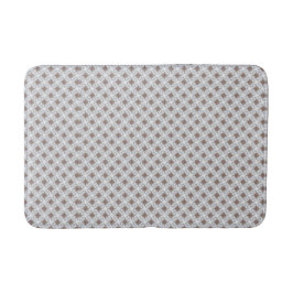 Blauwe sterren Tan Squares Latic Bath Mat