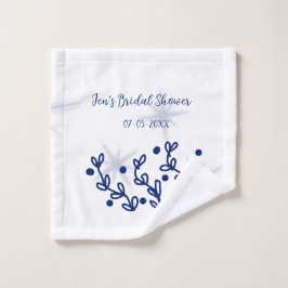 Blauwe sterren verlaten koninklijk luxueus vrijgez washandje