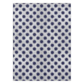 Blauwe sterren & witte sterren & dunne gouden ster tafelkleed (Voorkant)