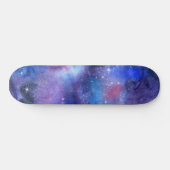 Blauwe Sterrennacht Galaxy Cosmic Persoonlijk Skateboard (Horizontaal)