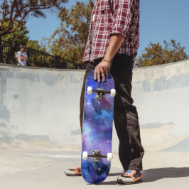 Blauwe Sterrennacht Galaxy Cosmic Persoonlijk Skateboard