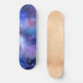 Blauwe Sterrennacht Galaxy Cosmic Persoonlijk Skateboard (Voorkant)