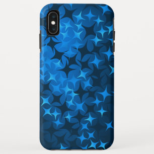 Blauwe Sterrennacht kerst/feestdag Case-Mate iPhone Case