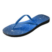 Blauwe Sterrennacht Teenslippers (Schuin)