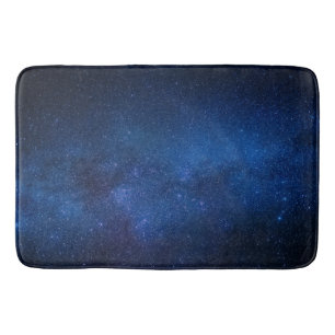 Blauwe sterrennachthemel   Zazzle_Growshop. Badmat