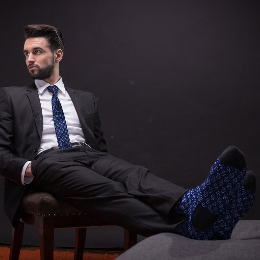 Blauwe Stethoscoop Artsen Stropdas