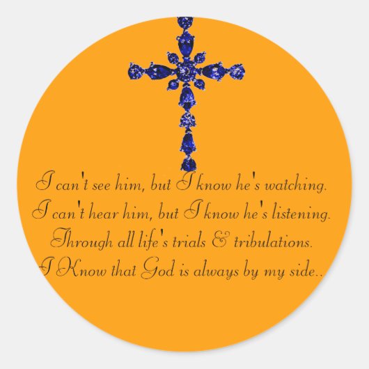 Blauwe sticker (Voorkant)