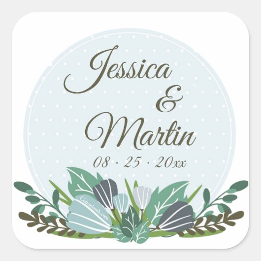 Blauwe Sticker (Voorkant)