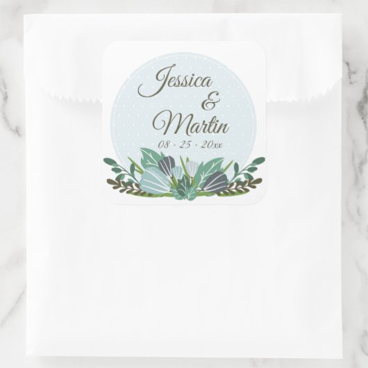 Blauwe Sticker (Tas)