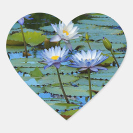 Blauwe sticker van de lileugenhars