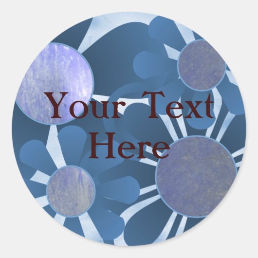 Blauwe Stickers (Voorkant)