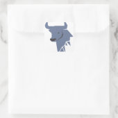 Blauwe Stier Dierenriem Sticker | Modern  (Tas)