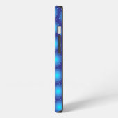 Blauwe stijl iPhone hoesje (Linkerkant)