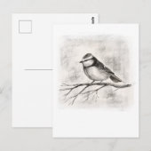 Blauwe stip briefkaart (Voorkant / Achterkant)