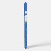 Blauwe stip Case-Mate iPhone case (Achterkant / Links)