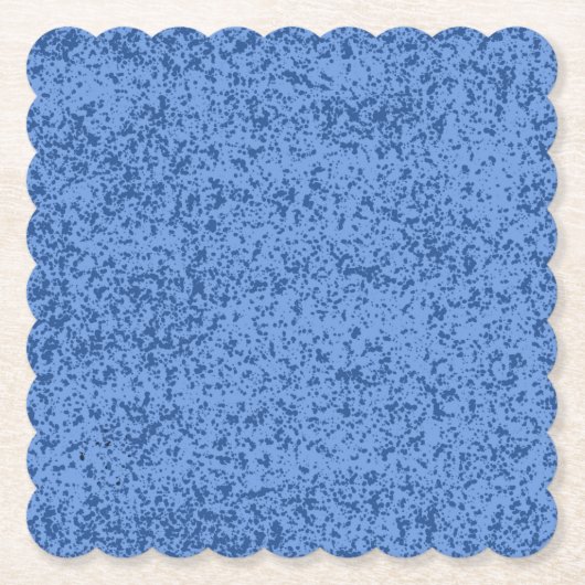 Blauwe Stip Chaos Kartonnen Onderzetters (Voorkant)