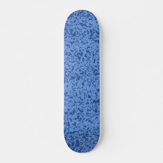 Blauwe Stip Chaos Persoonlijk Skateboard (Voorkant)