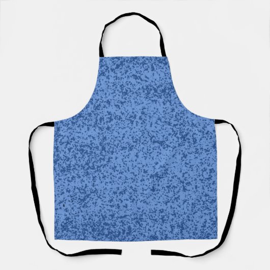 Blauwe Stip Chaos Schort (Voorkant)