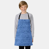 Blauwe Stip Chaos Schort (Gedragen)