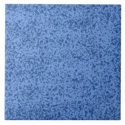 Blauwe Stip Chaos Tegeltje (Voorkant)
