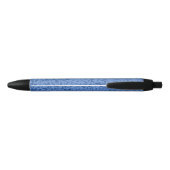 Blauwe Stip Chaos Zwarte Inkt Pen (Achterkant)