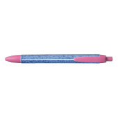 Blauwe Stip Chaos Zwarte Inkt Pen (Achterkant)