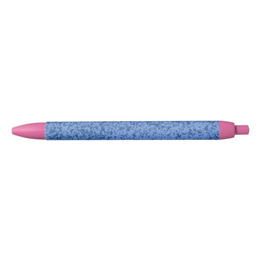 Blauwe Stip Chaos Zwarte Inkt Pen (Voorkant)