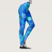 blauwe stip confetti leggings (Rechts)