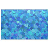 blauwe stip confetti stof (Yard (91,4 cm))