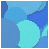 blauwe stip confetti stof (Close Up)