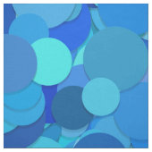 blauwe stip confetti stof (Swatch)