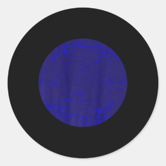 Blauwe stip in een rode staat Nebraska stem Kamala Ronde Sticker
