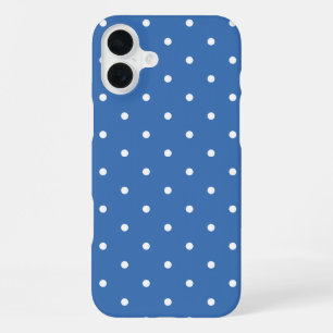Blauwe stip iPhone 16 plus hoesje