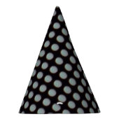 Blauwe stip-petten feesthoedjes (Rechts)