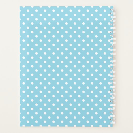 Blauwe Stip Planner (Achterkant)