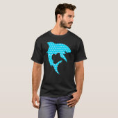 Blauwe Stip Shark Internationale Stip Dag 1 T-shirt (Voorkant volledig)