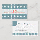 Blauwe stip Visitekaartjes (Voorkant / Achterkant)